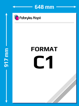 Formaty papieru - Format C1 - Wymiary C1